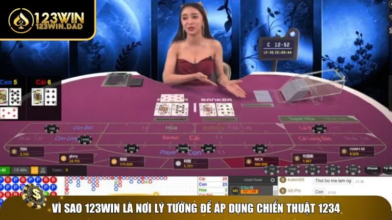 3 chien thuat 1234 trong baccarat Trải nghiệm chiến thuật 1234 trong Baccarat tại 123win